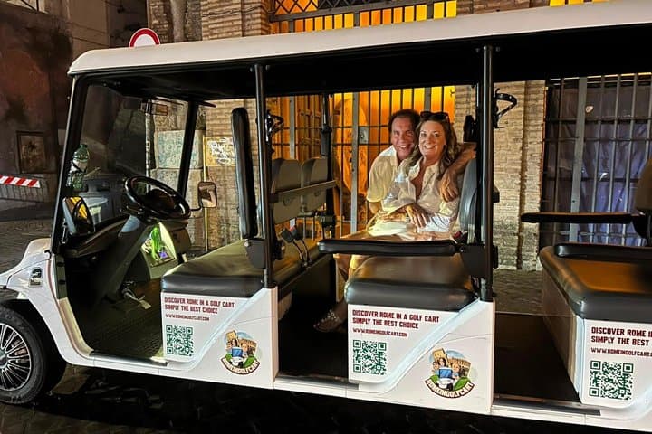 Rome Sunset Golf Cart Tour with Free Spritz