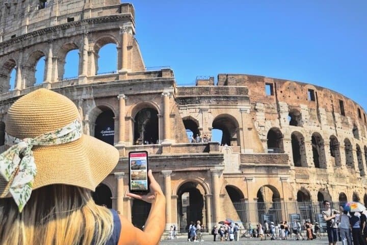 Rome: Colosseum Entry with Official AI App & Arena Option