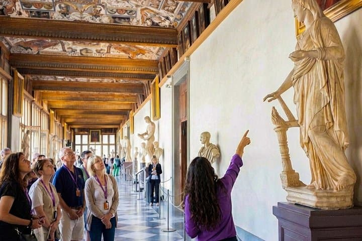 Uffizi Gallery Reserved Entry Ticket with Audio Guide App