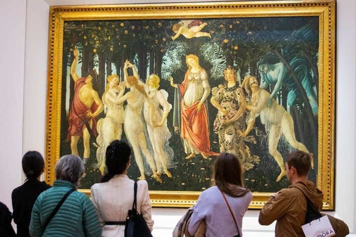 Uffizi Gallery Reserved Entry Ticket with Audio Guide App