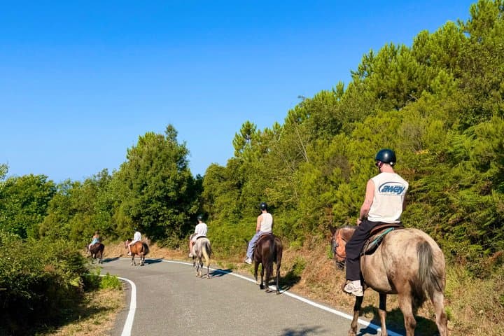 Horse ride on the coast of Monterosso al Mare Cinque Terre