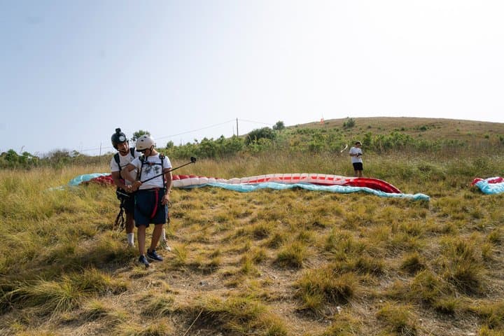 Paragliding flight in Palermo