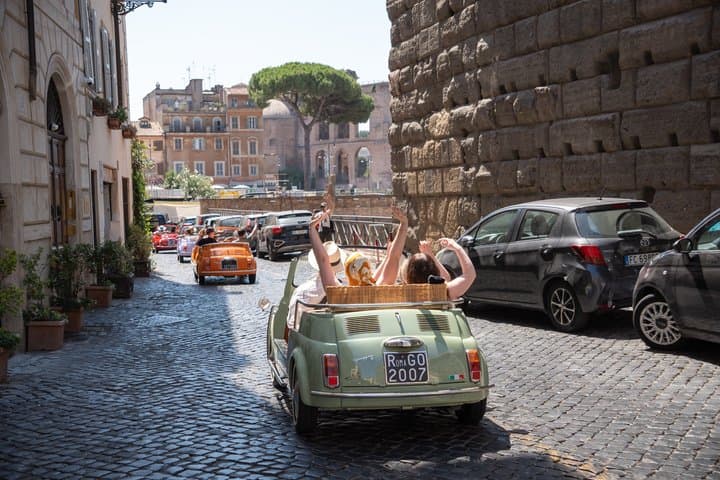 Private Convertible Fiat 500 Tour of Rome with Photoshoot